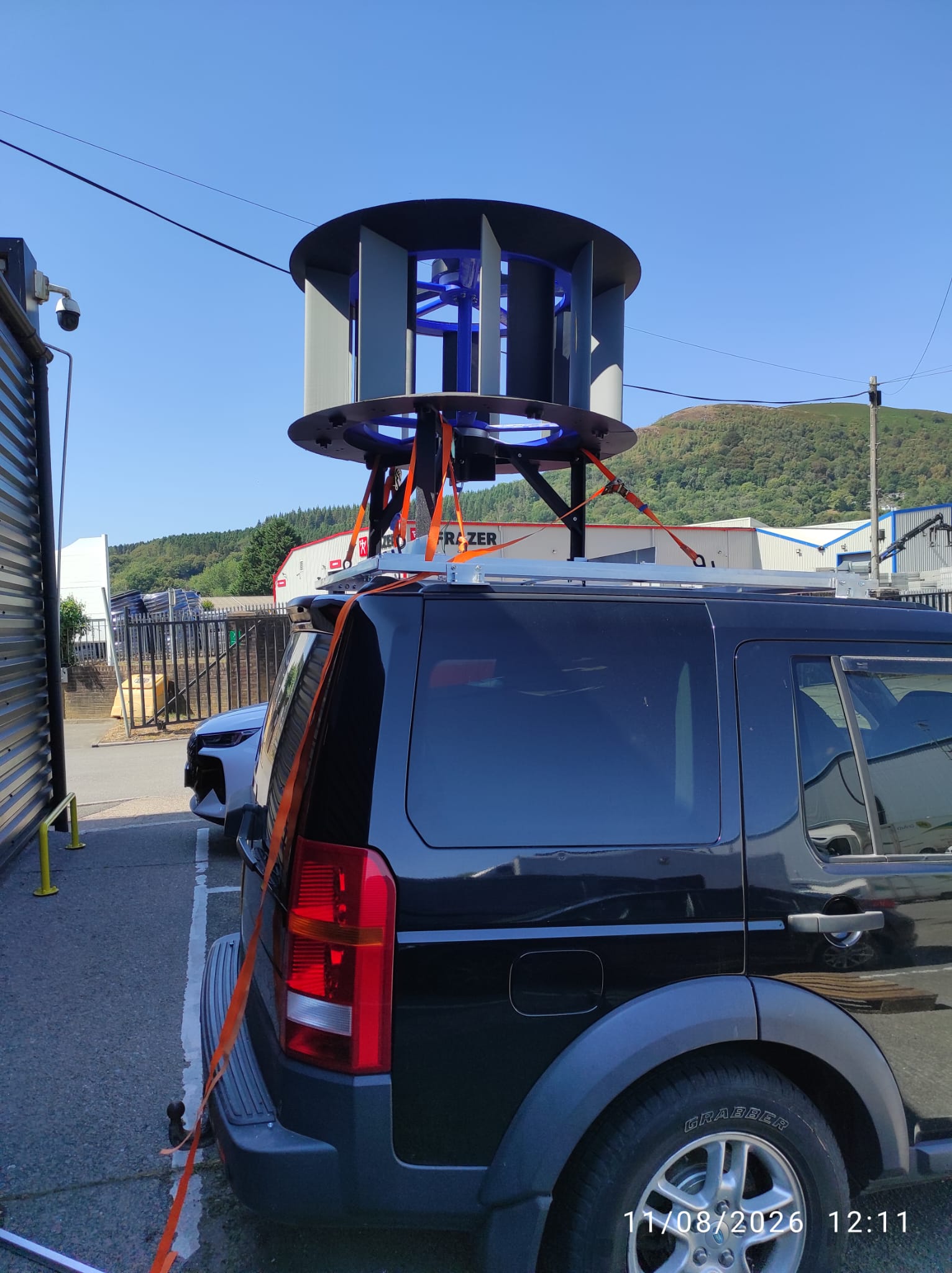 Market Catalyst AVAWT Patented Augmented Wind Turbine Mobile Test Rig